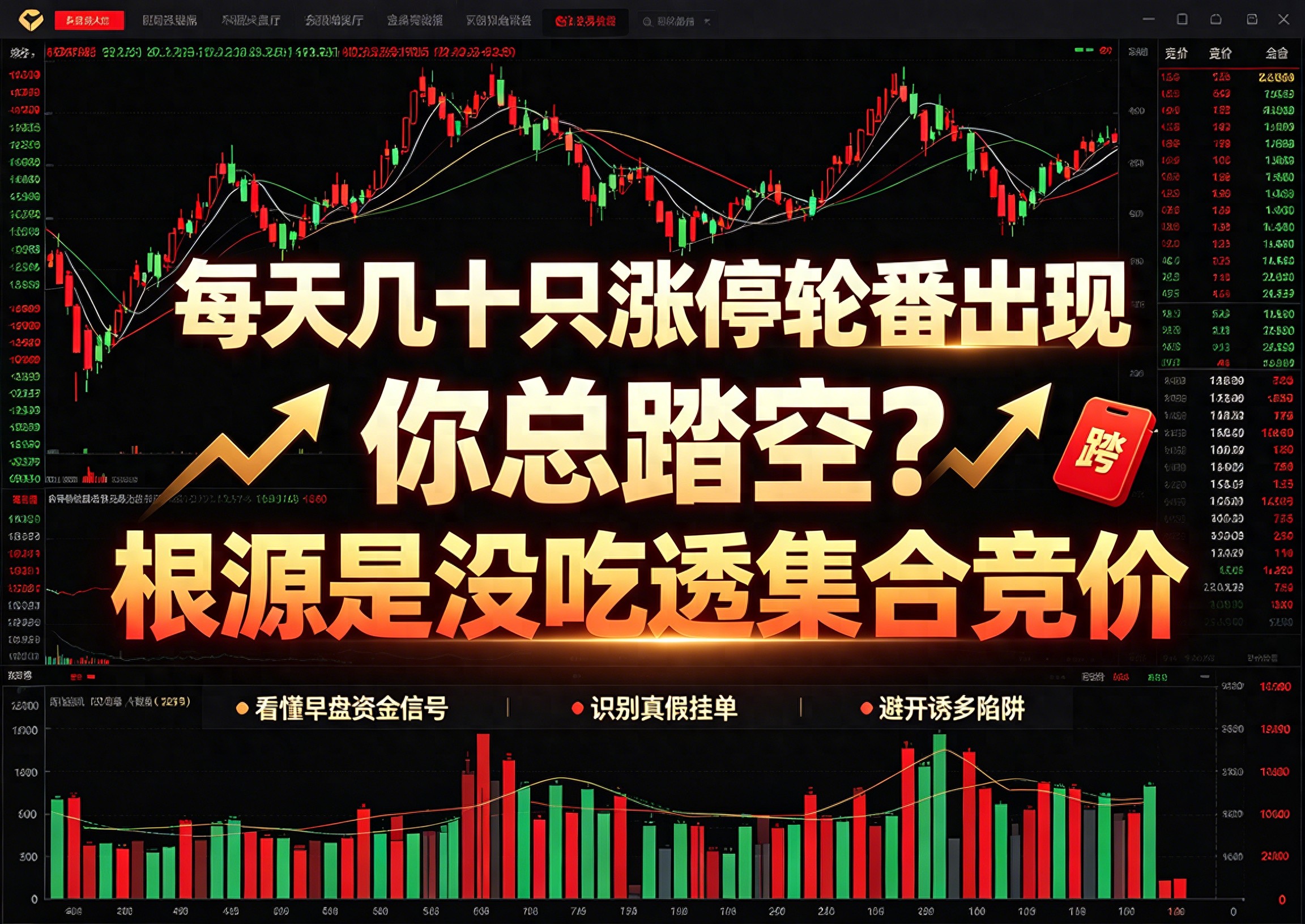 股票盘子怎么看？开盘集合竞价3分钟，主力意图全暴露